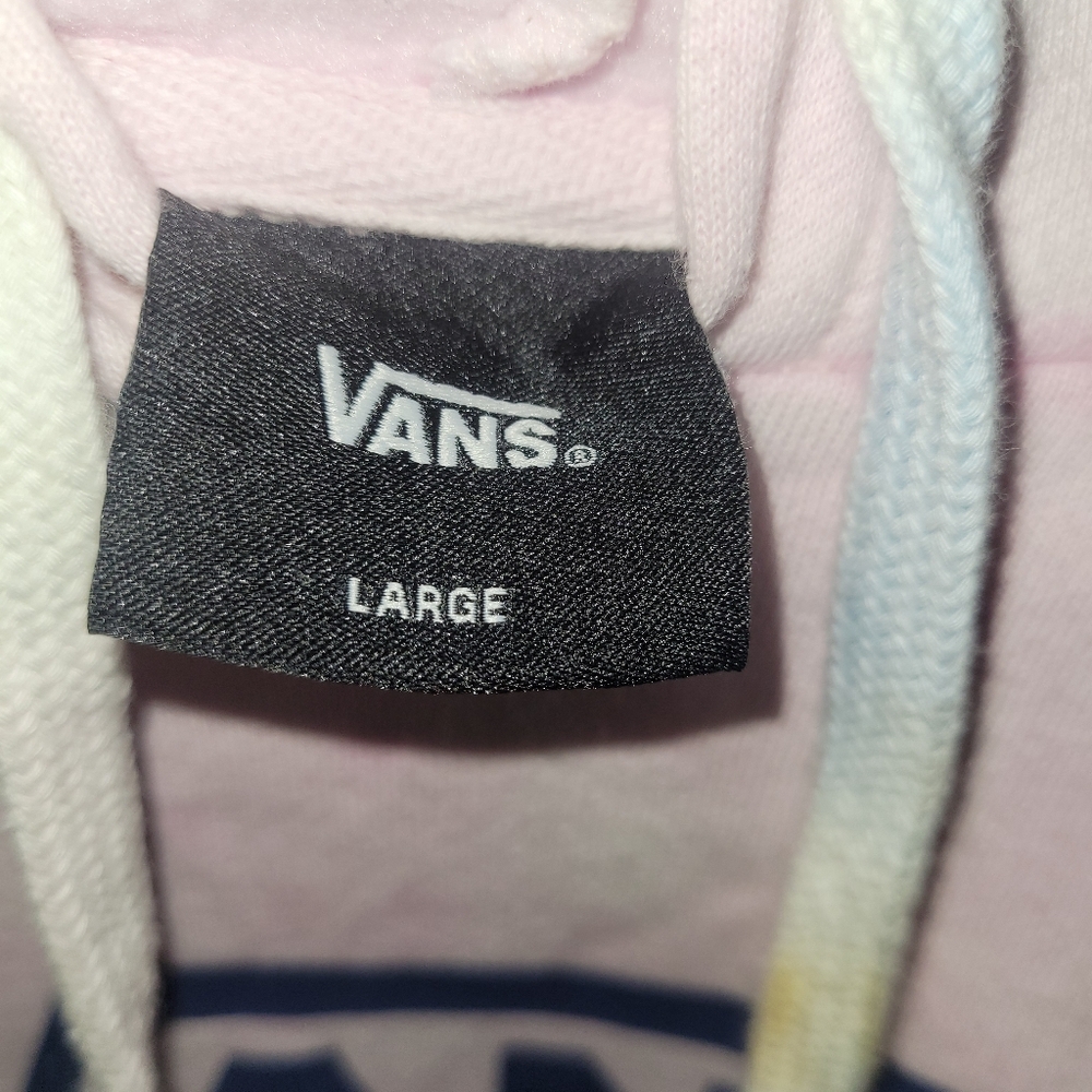 Vans Womens Pastel Tie-Dye Hoodie Sz L - Picture 6 of 6